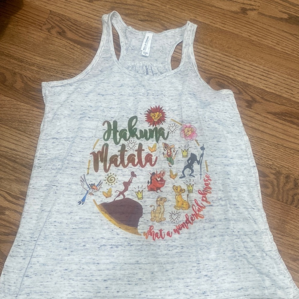 Walt Disney World Bella Canvas Tank Lion King Size Medium